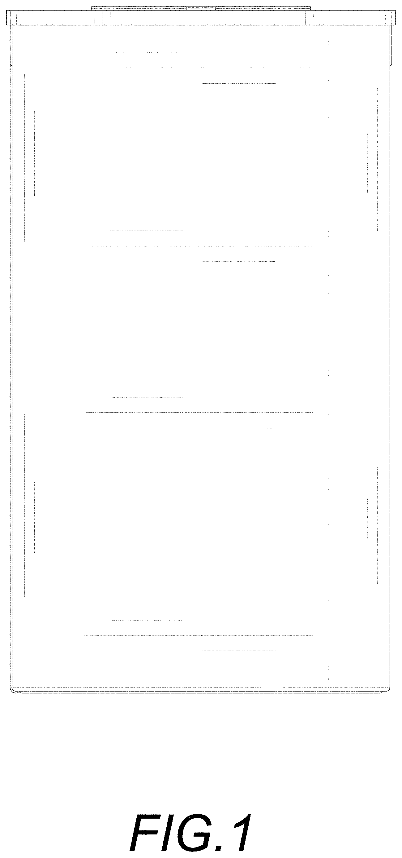Patent USD1000027 Figure 1 – Laundry basket