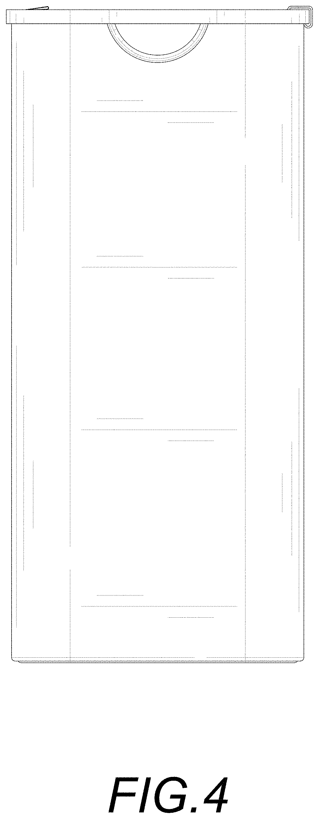 Patent USD1000027 Figure 4 – Laundry basket