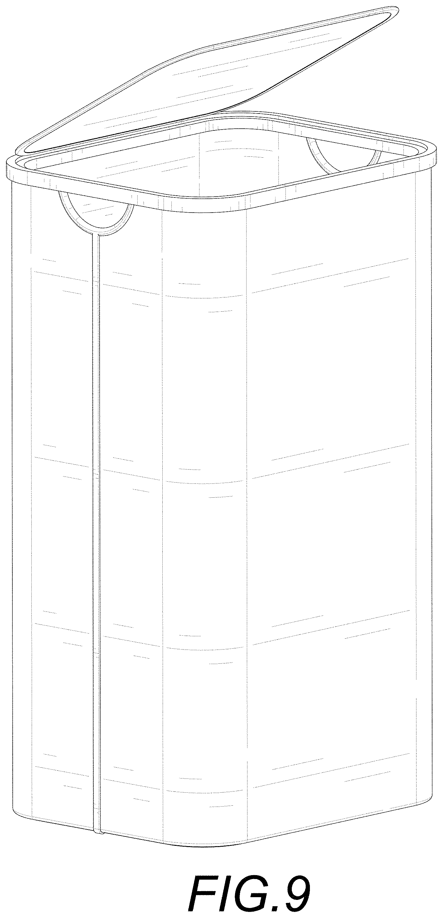 Patent USD1000027 Figure 9 – Laundry basket