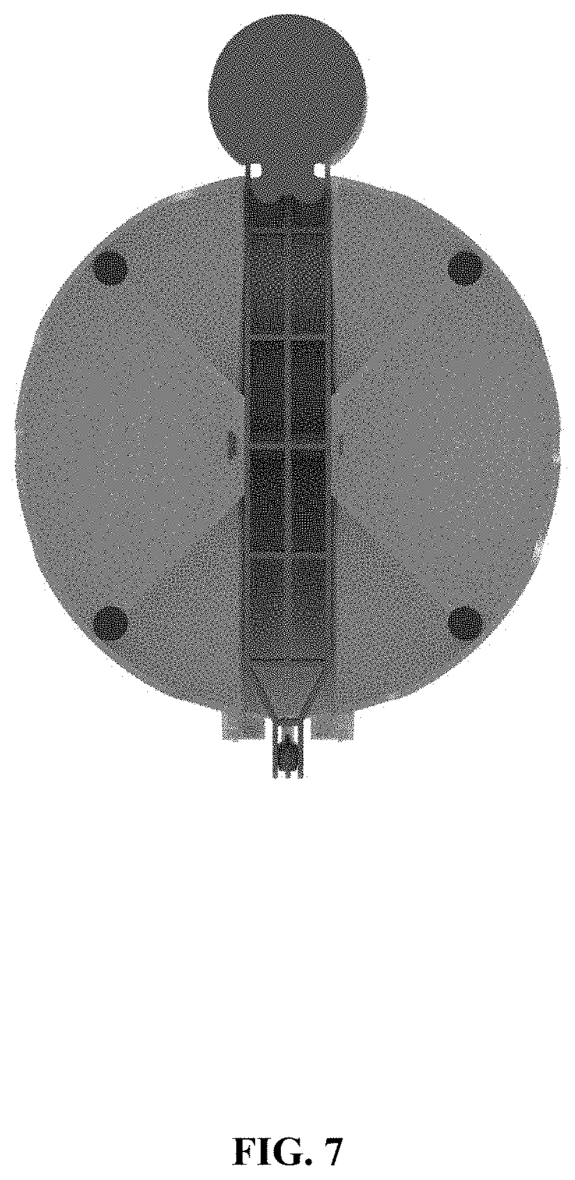 Patent USD1000030 Figure 7 – Litter disposal container