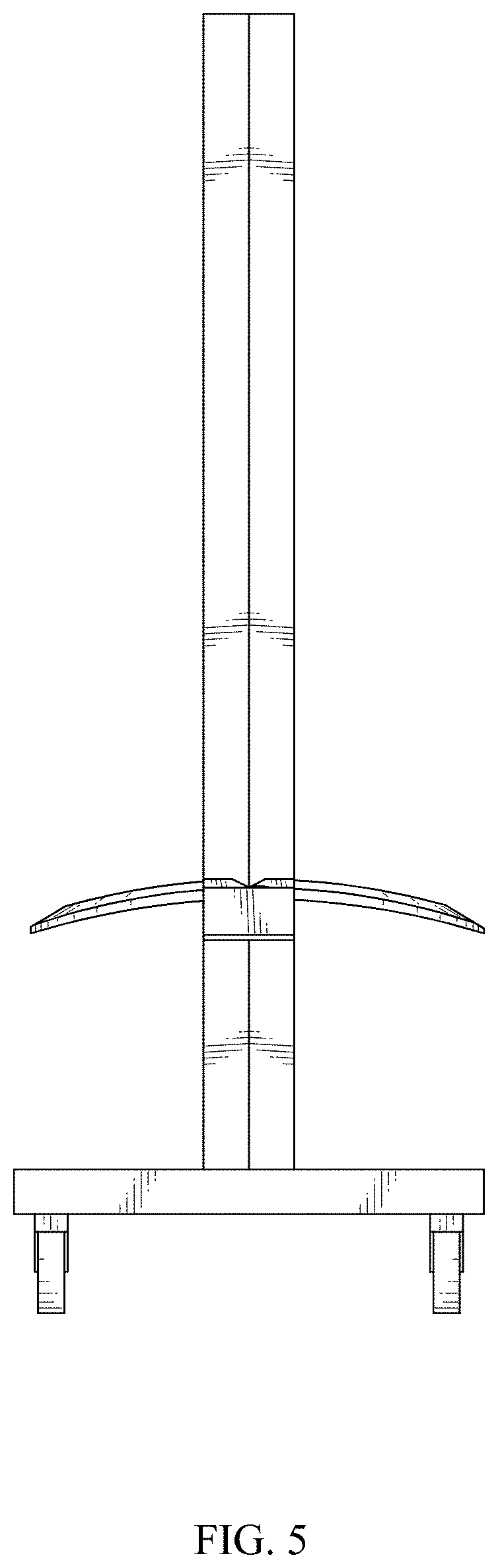Patent USD1000031 Figure 5 – Shoulder pad storage cart