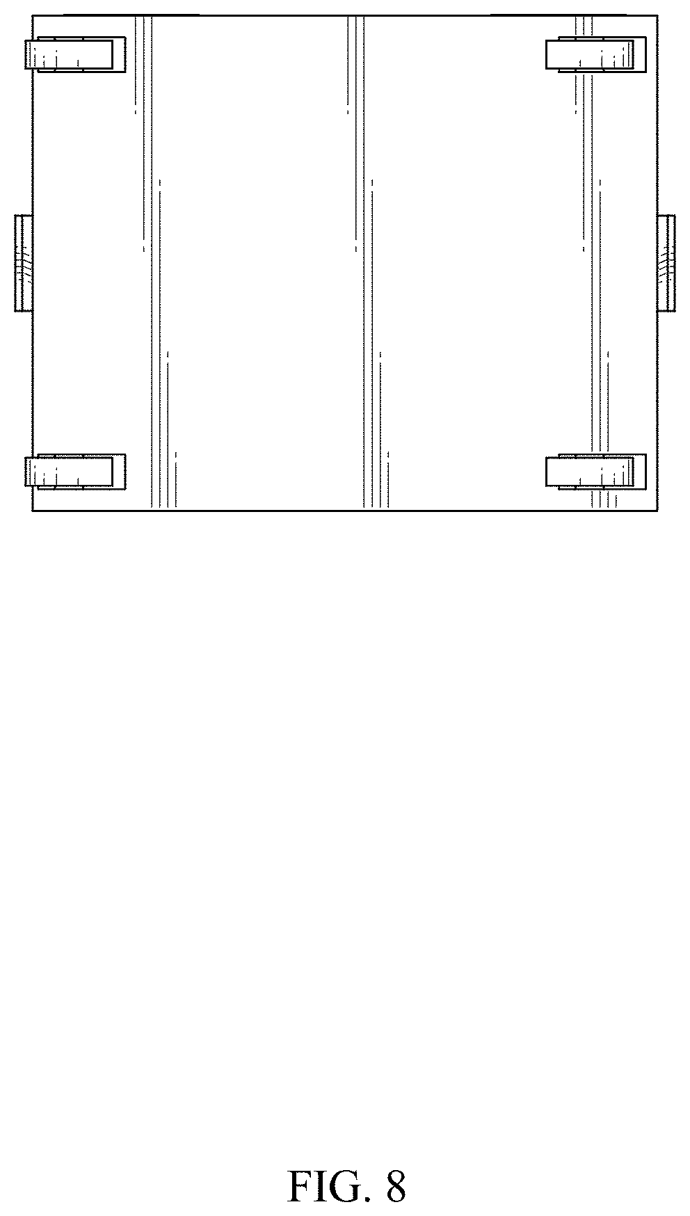 Patent USD1000031 Figure 8 – Shoulder pad storage cart