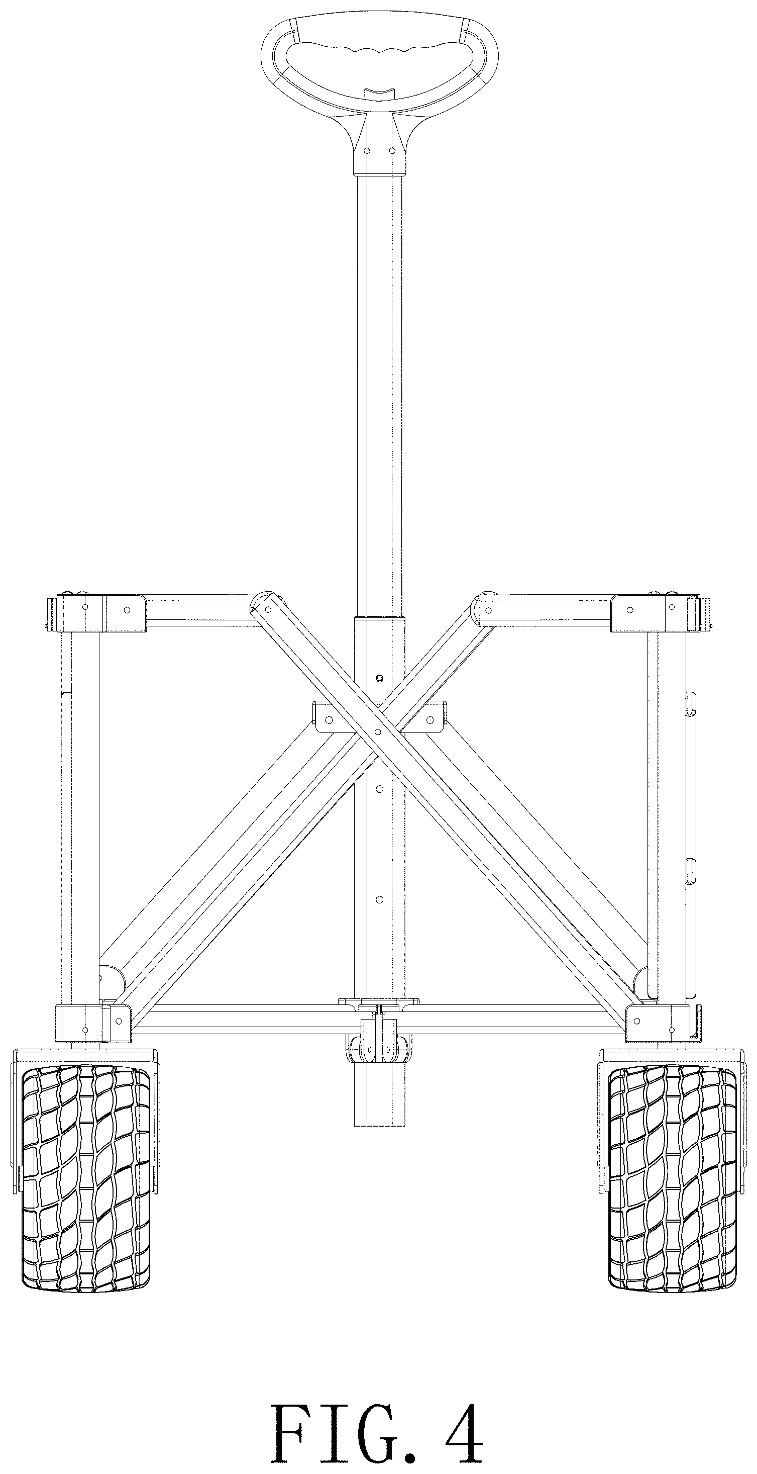Patent USD1000032 Figure 4 – Foldable camp cart