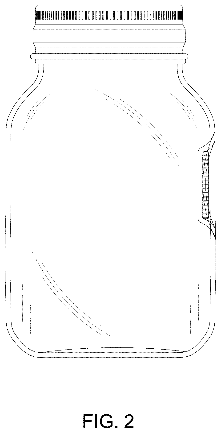 Patent USD1000033 Figure 2 – Coin jar with embedded challenge coin