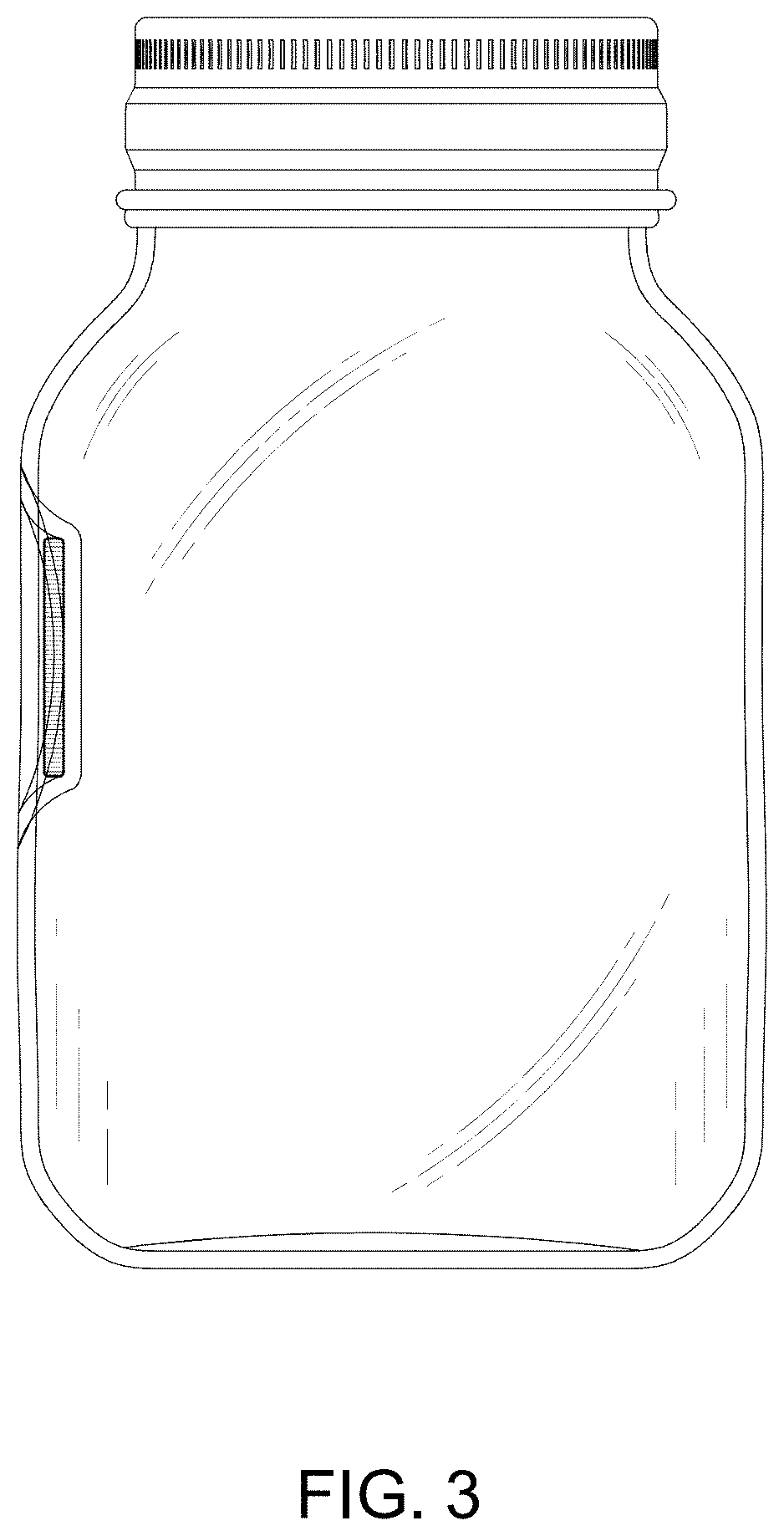Patent USD1000033 Figure 3 – Coin jar with embedded challenge coin