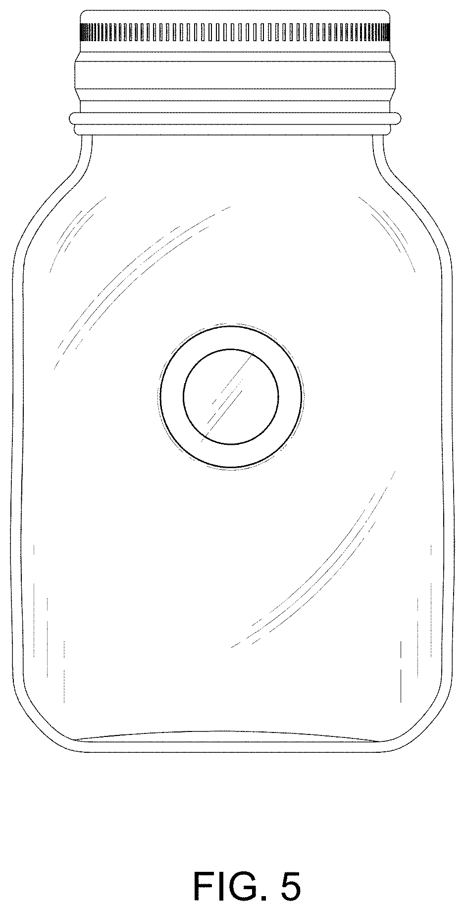 Patent USD1000033 Figure 5 – Coin jar with embedded challenge coin