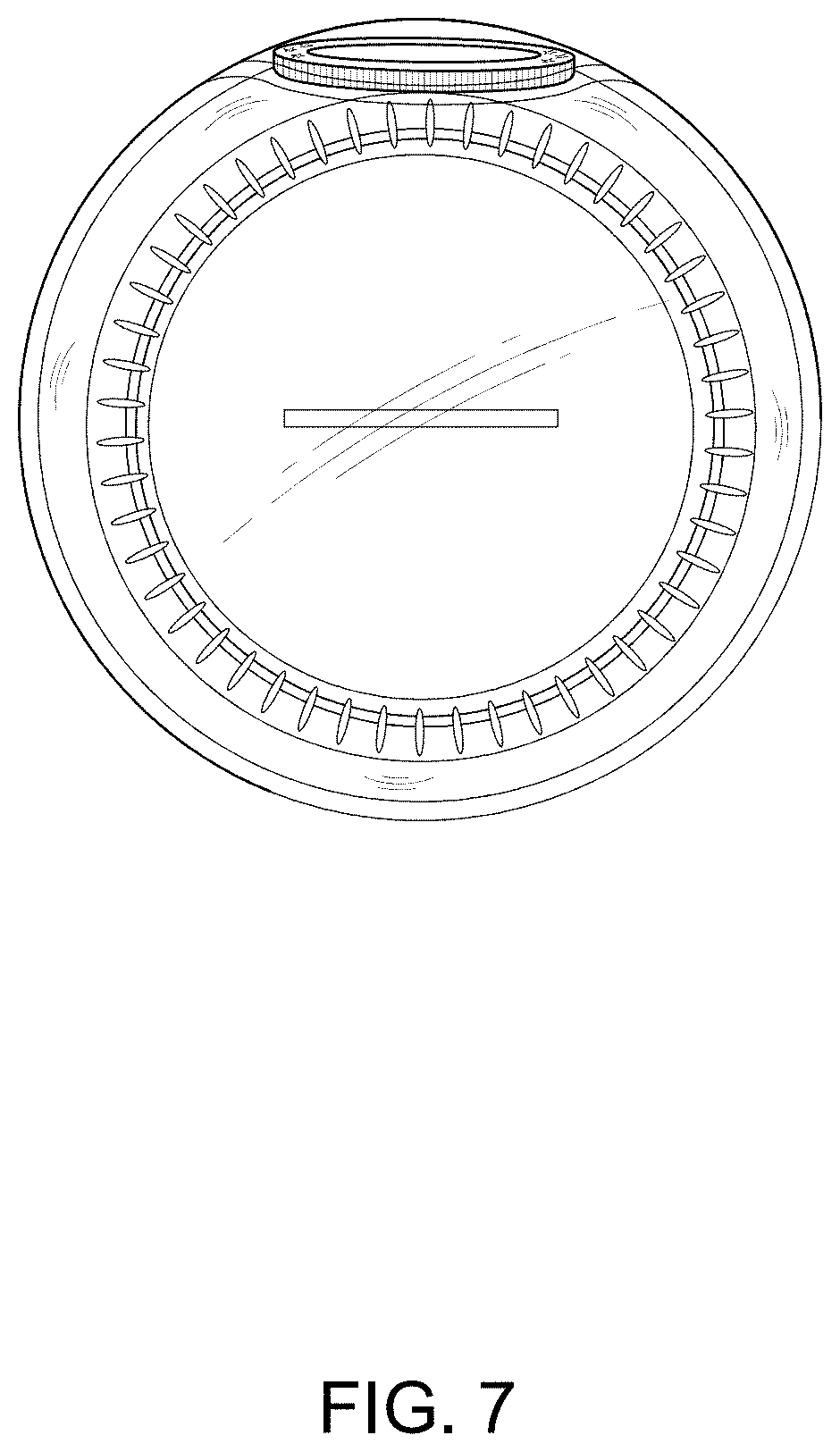 Patent USD1000033 Figure 7 – Coin jar with embedded challenge coin
