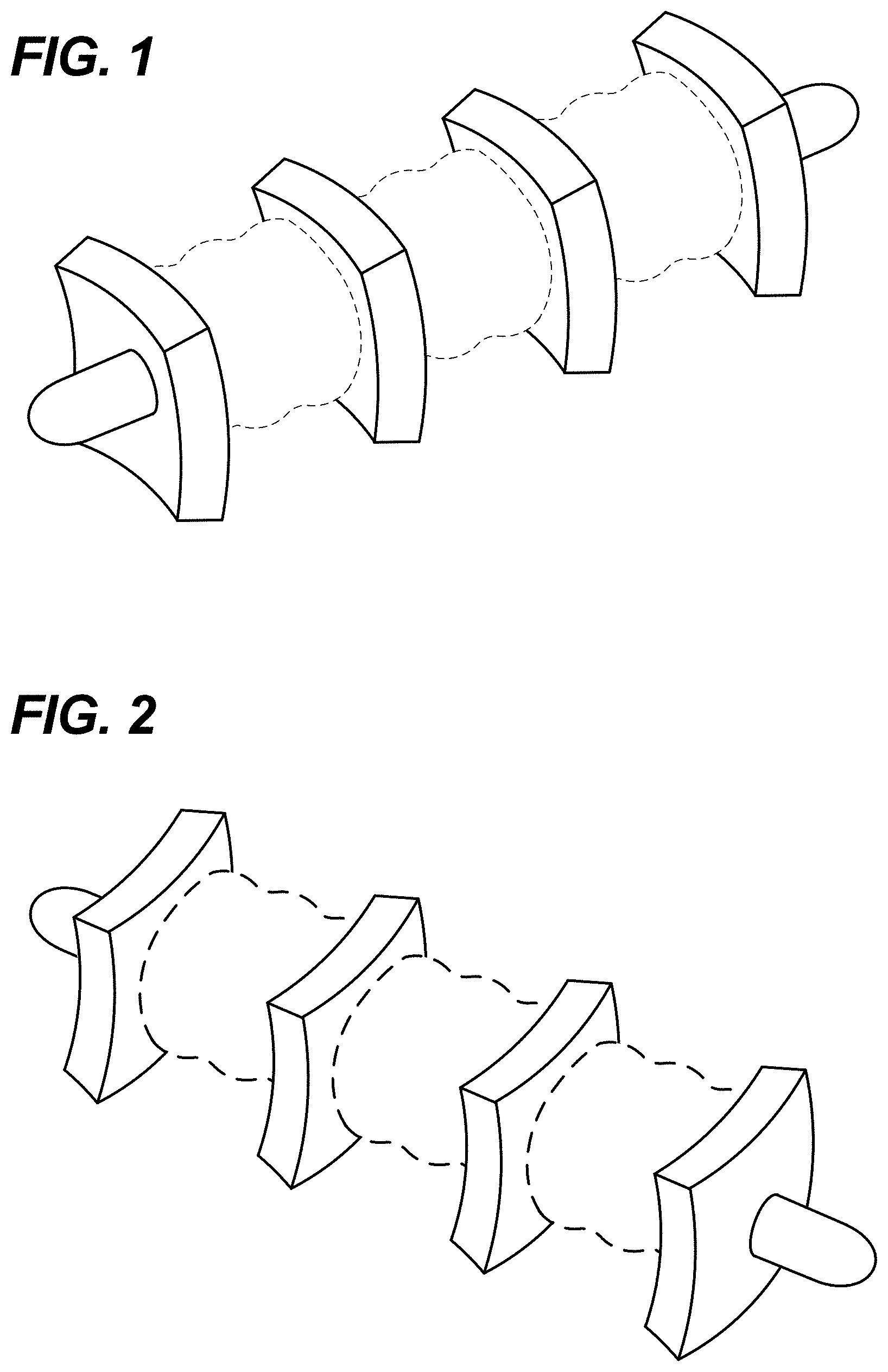 Patent USD1000035 Figure 1 – Kabob pet treat