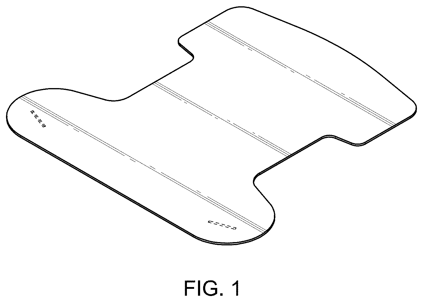 Patent USD1000038 Figure 1 – Bendable sock assist