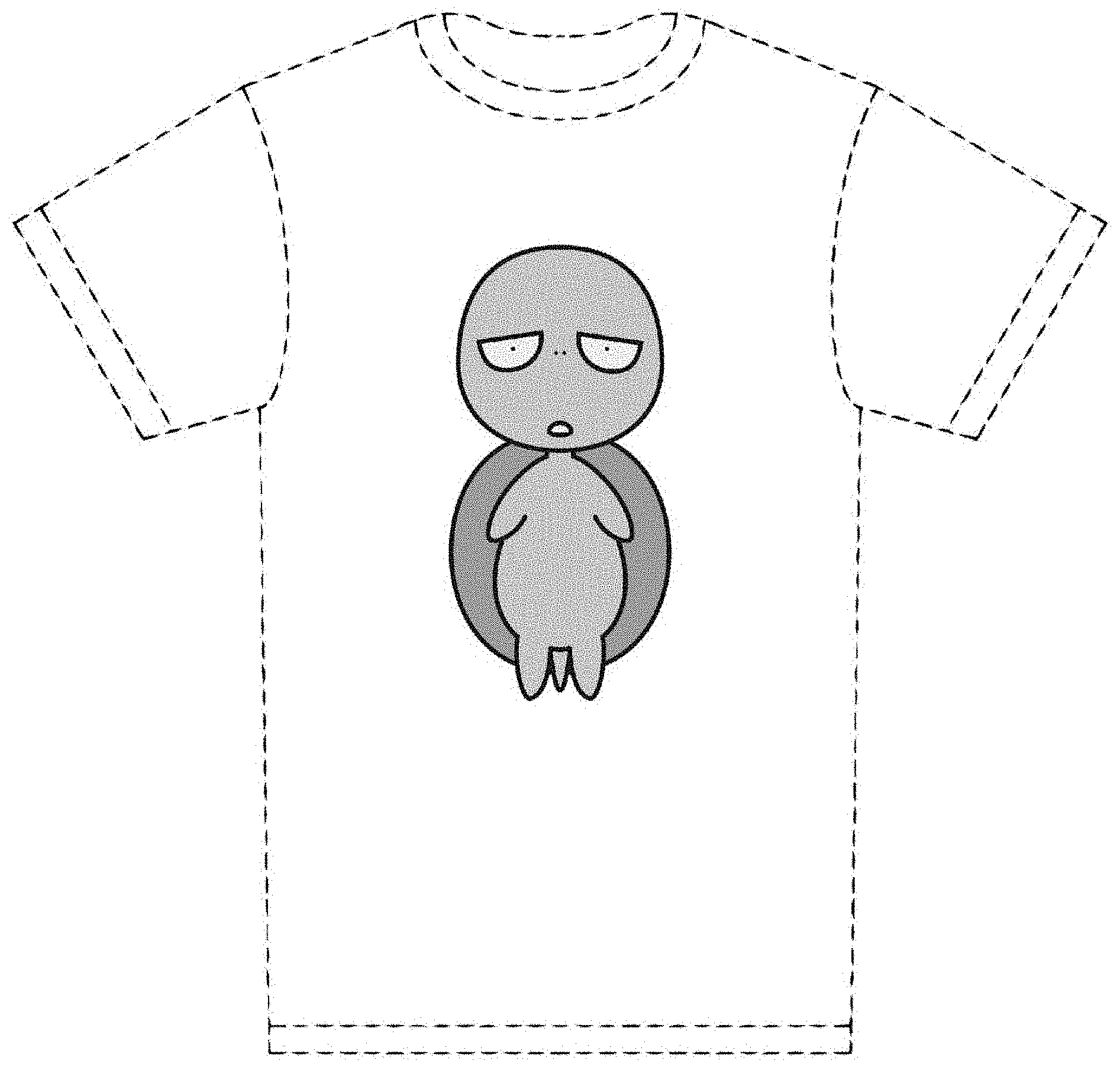 Patent USD1000039 Figure 1 – Shirt
