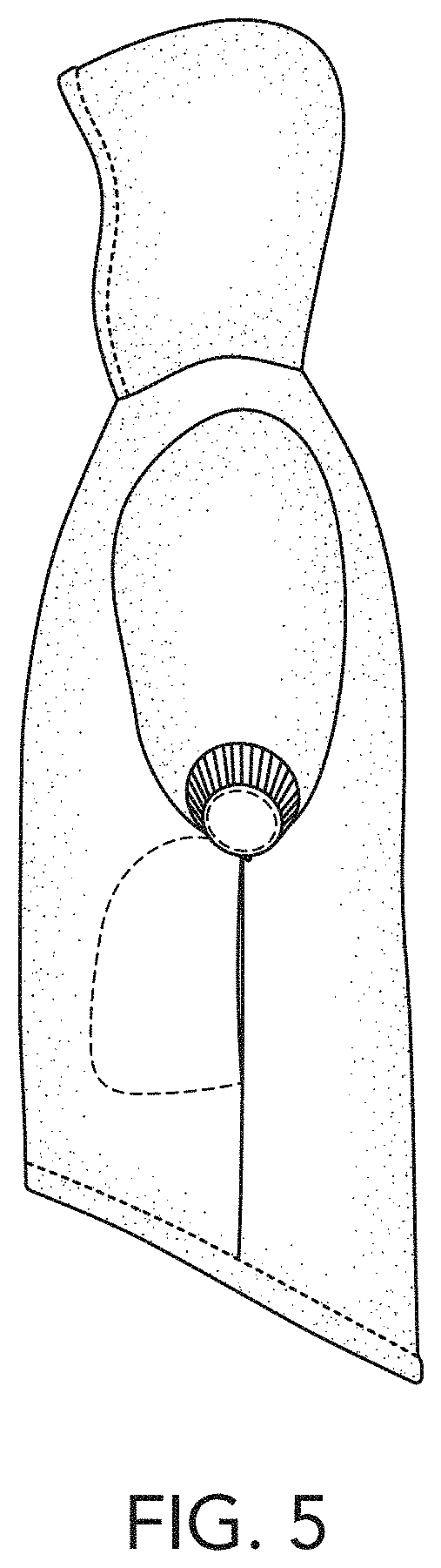 Patent USD1000041 Figure 5 – Wearable blanket