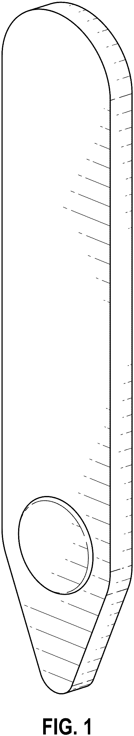 Patent USD1000043 Figure 1 – Collar stay