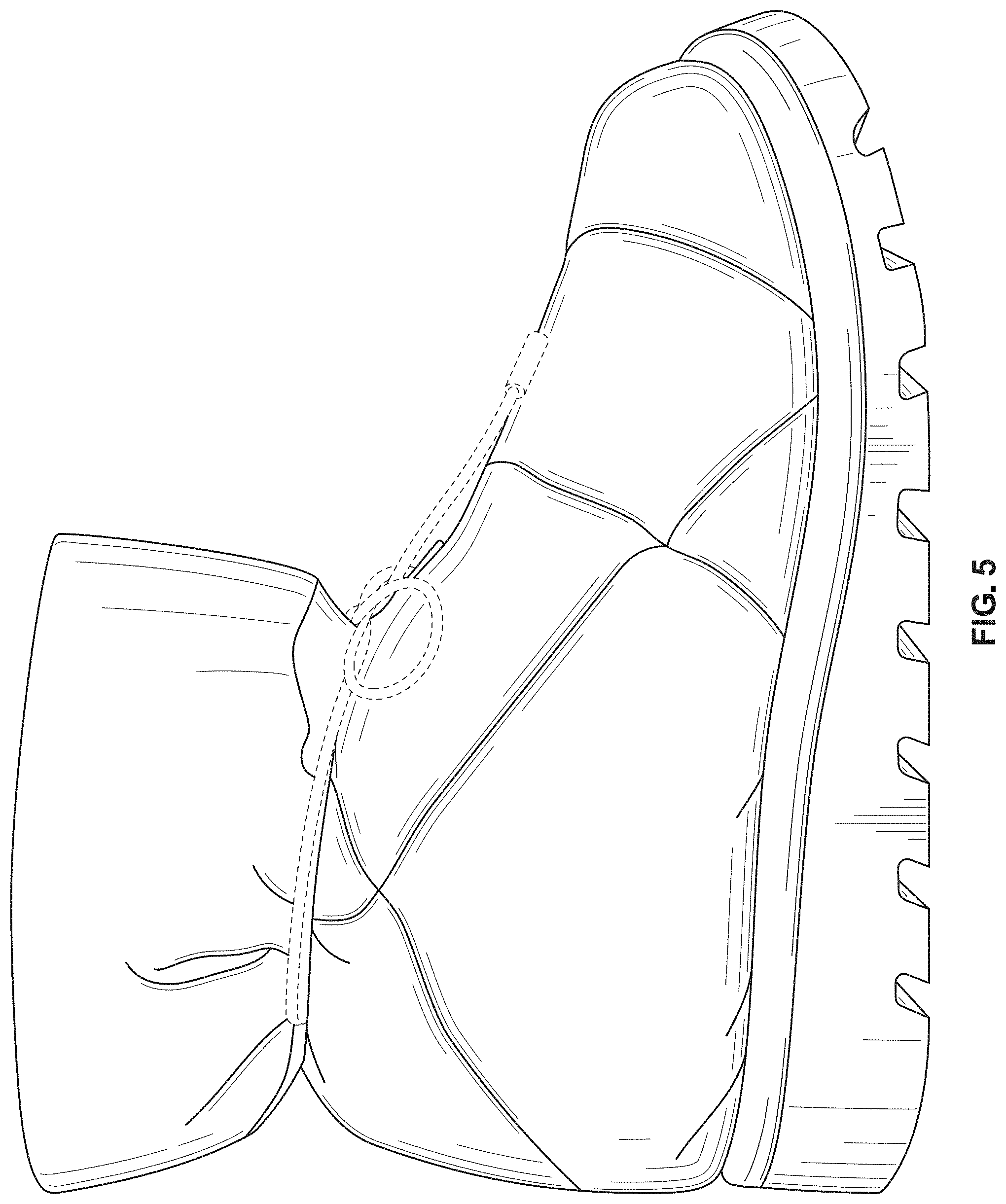 Patent USD1000050 Figure 5 – Footwear