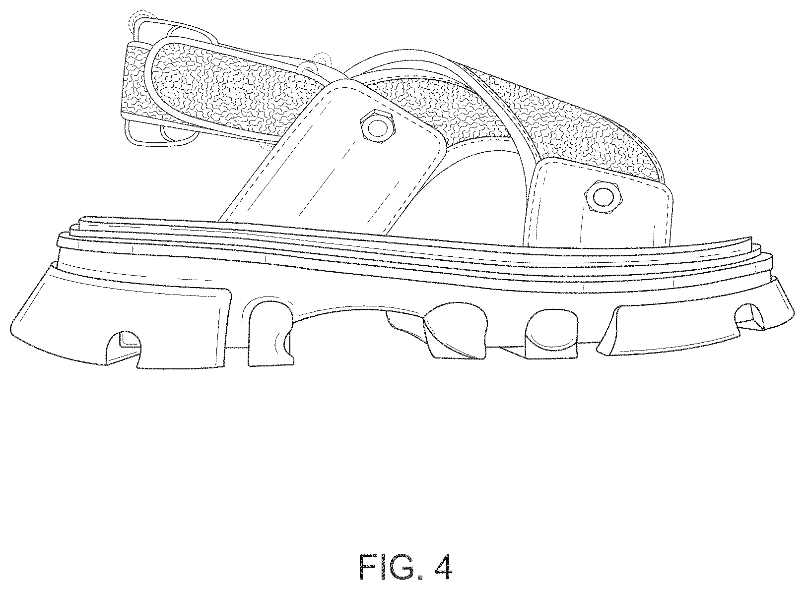 Patent USD1000053 Figure 4 – Shoe