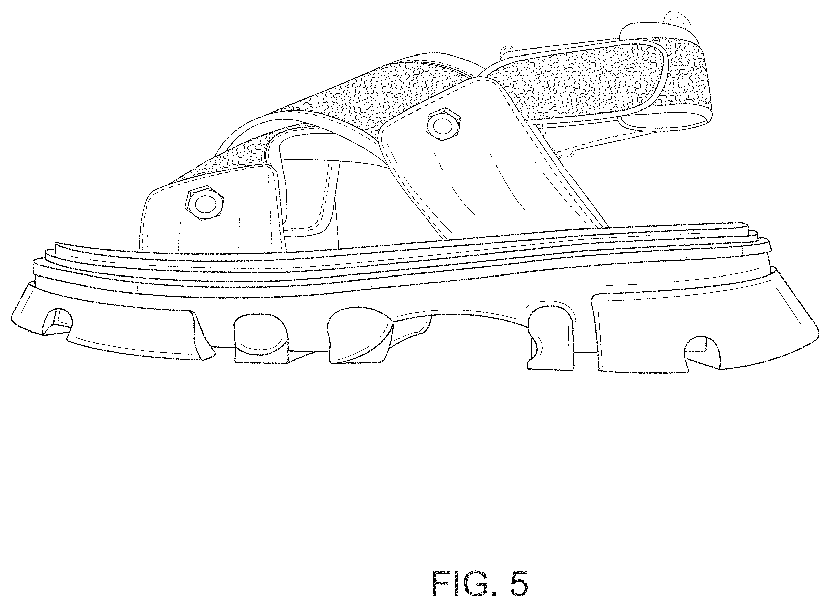 Patent USD1000053 Figure 5 – Shoe