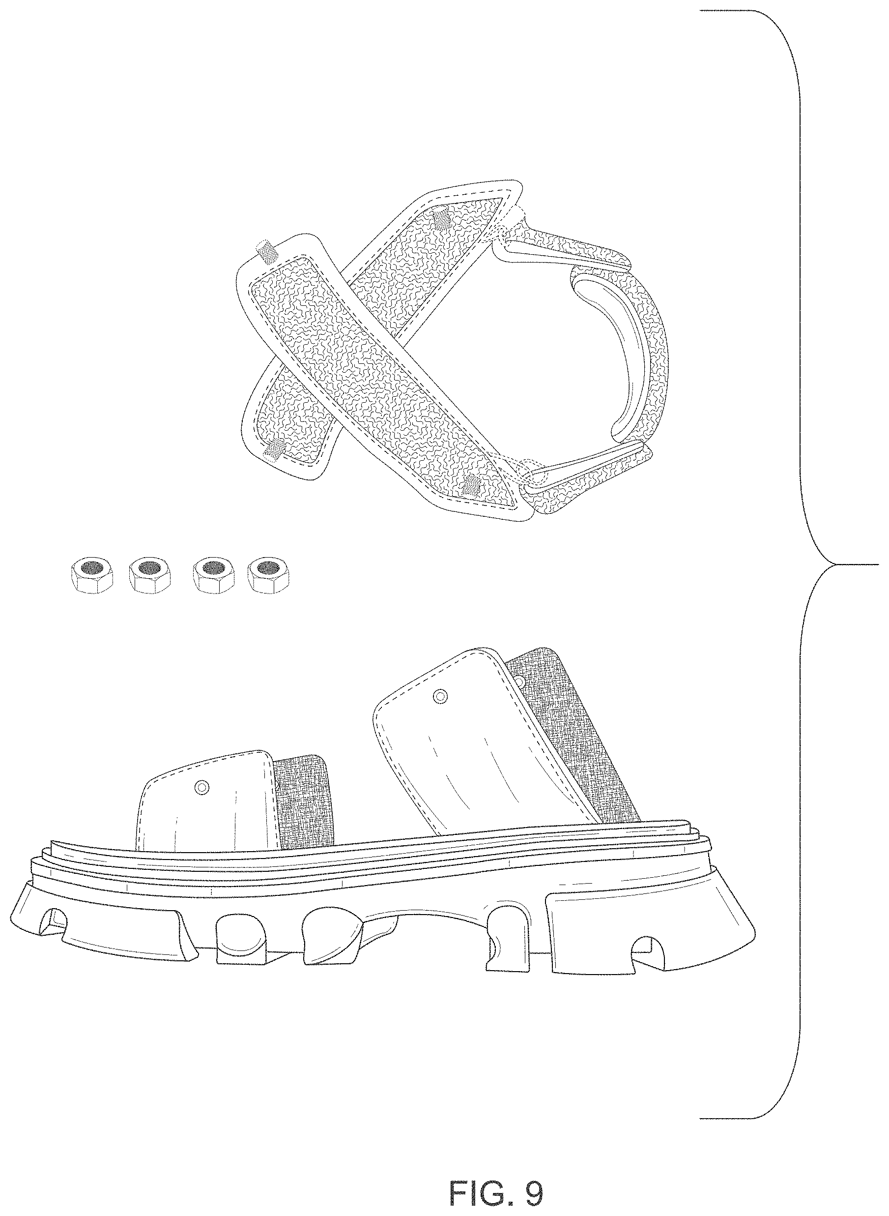 Patent USD1000053 Figure 9 – Shoe