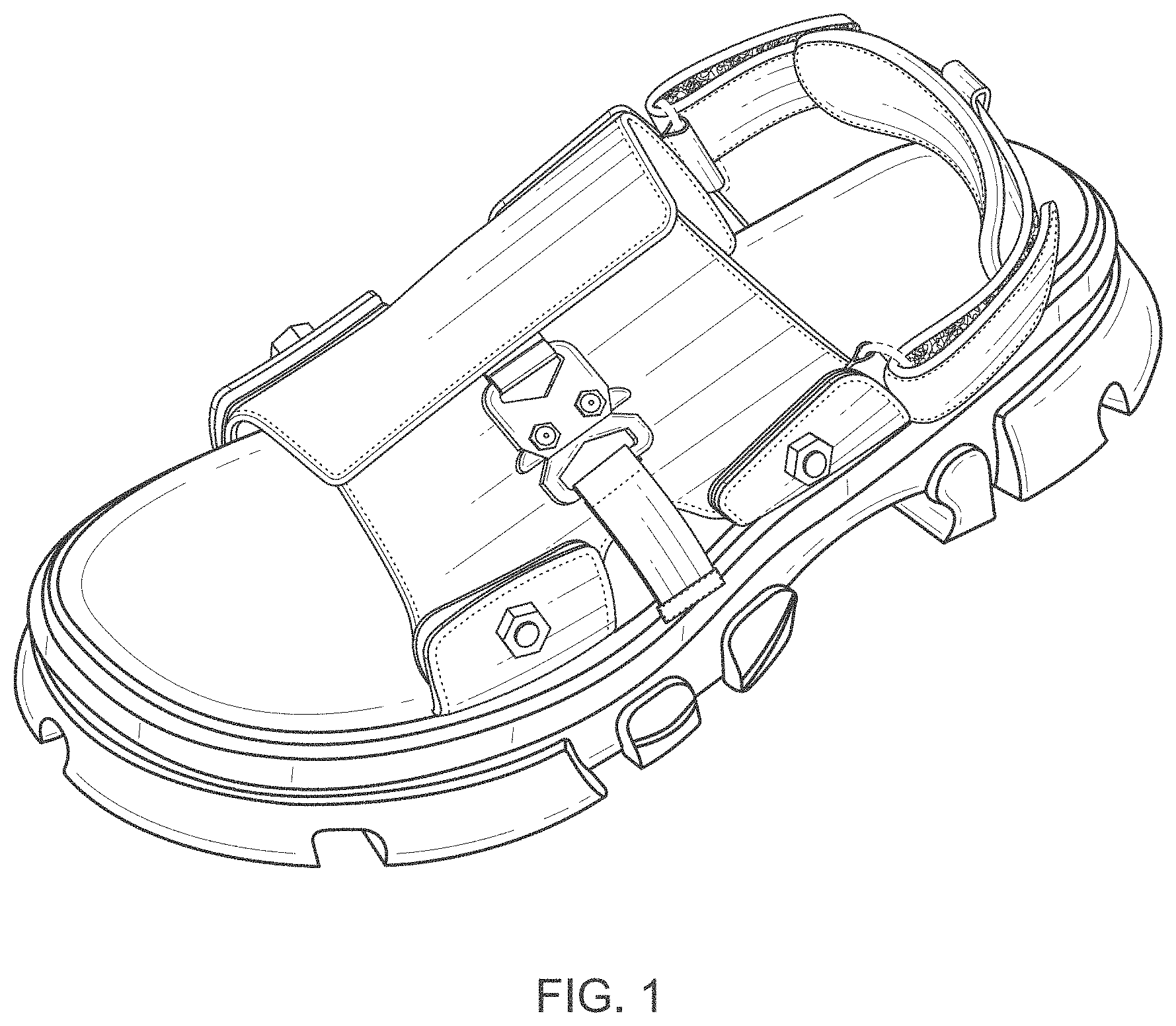 Patent USD1000054 Figure 1 – Shoe