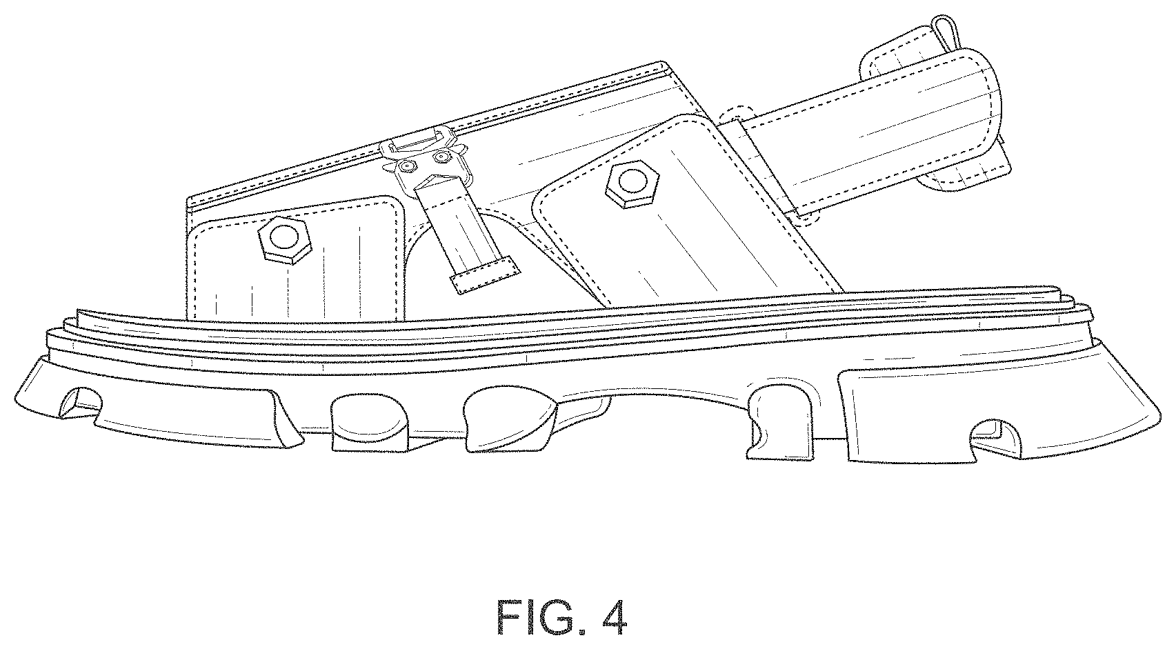 Patent USD1000054 Figure 4 – Shoe