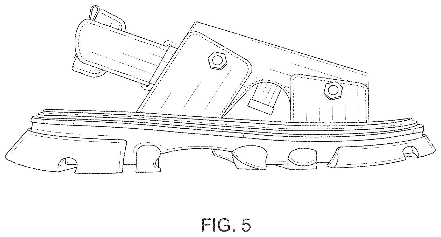 Patent USD1000054 Figure 5 – Shoe
