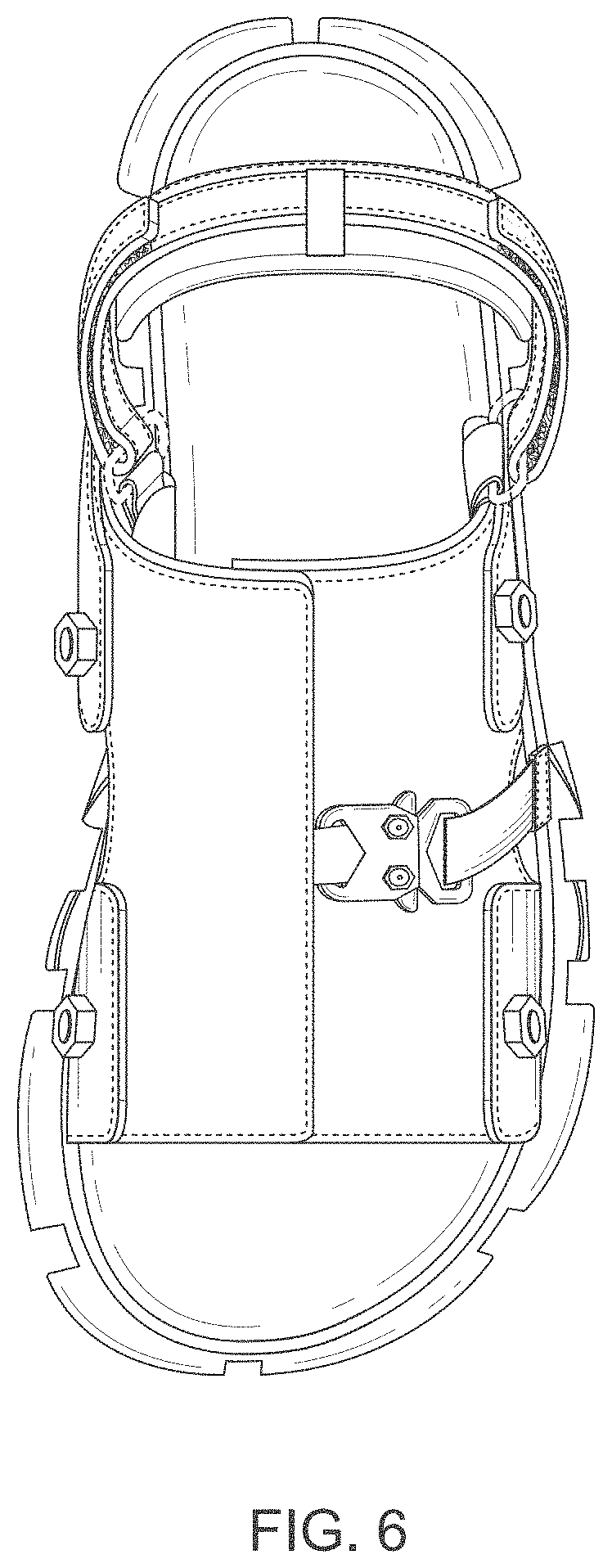 Patent USD1000054 Figure 6 – Shoe