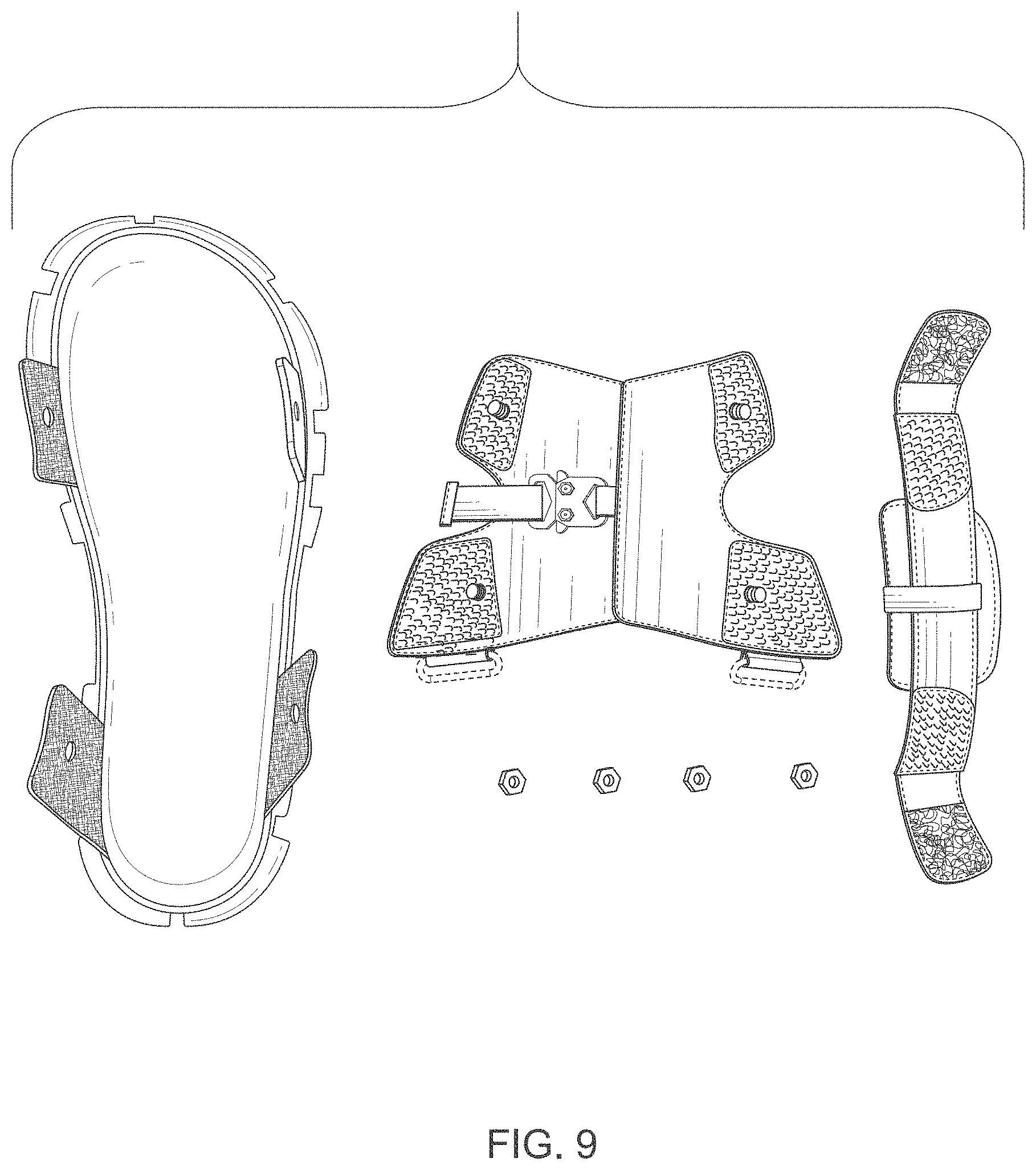 Patent USD1000054 Figure 9 – Shoe