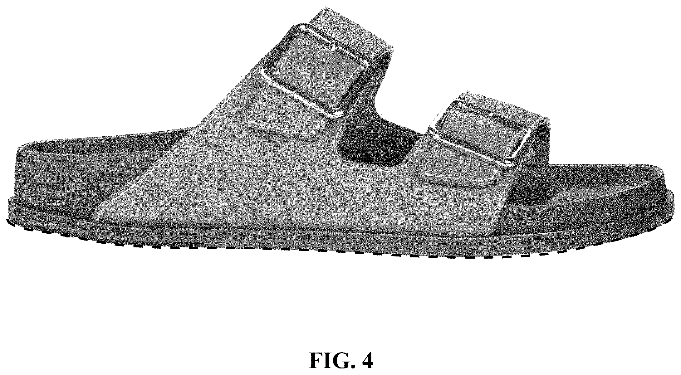 Patent USD1000055 Figure 4 – Sandal