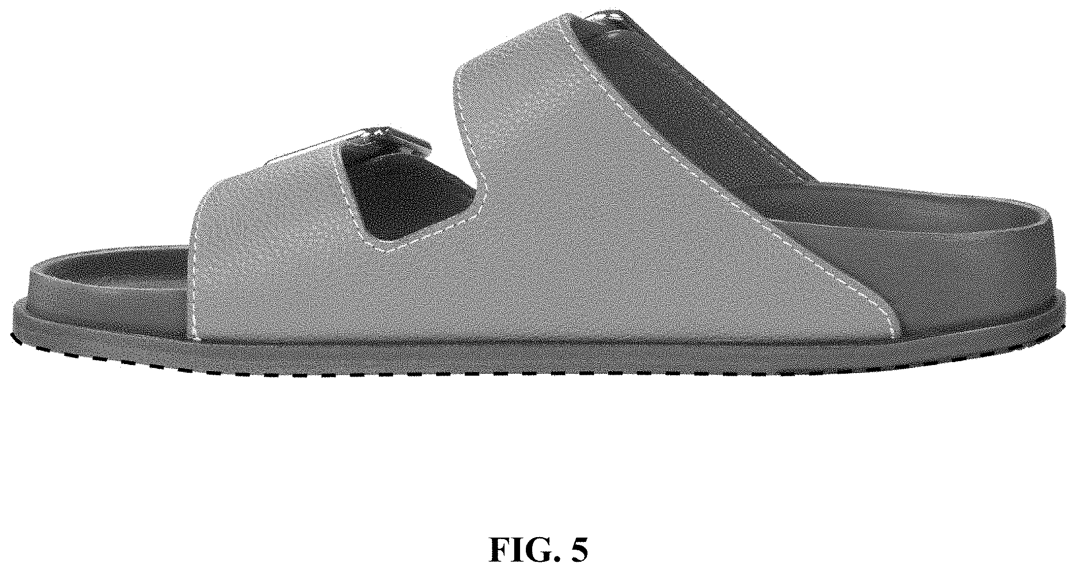 Patent USD1000055 Figure 5 – Sandal
