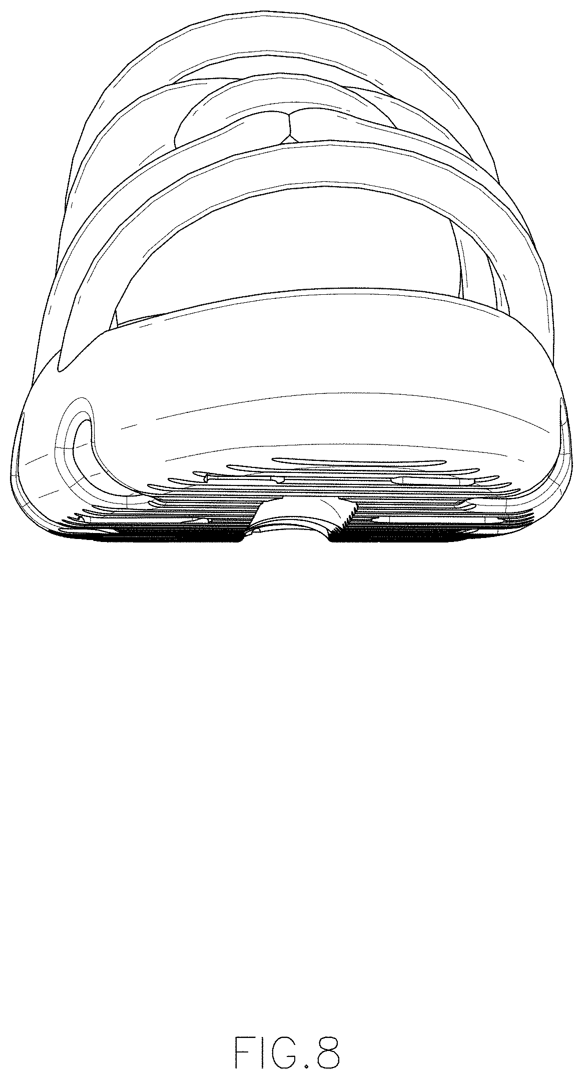 Patent USD1000058 Figure 8 – Slipper