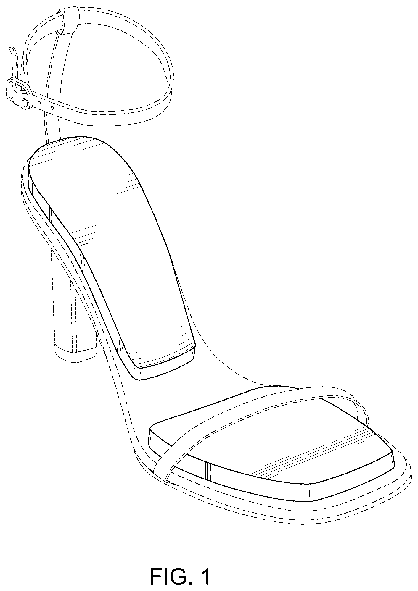 Patent USD1000060 Figure 1 – Footwear