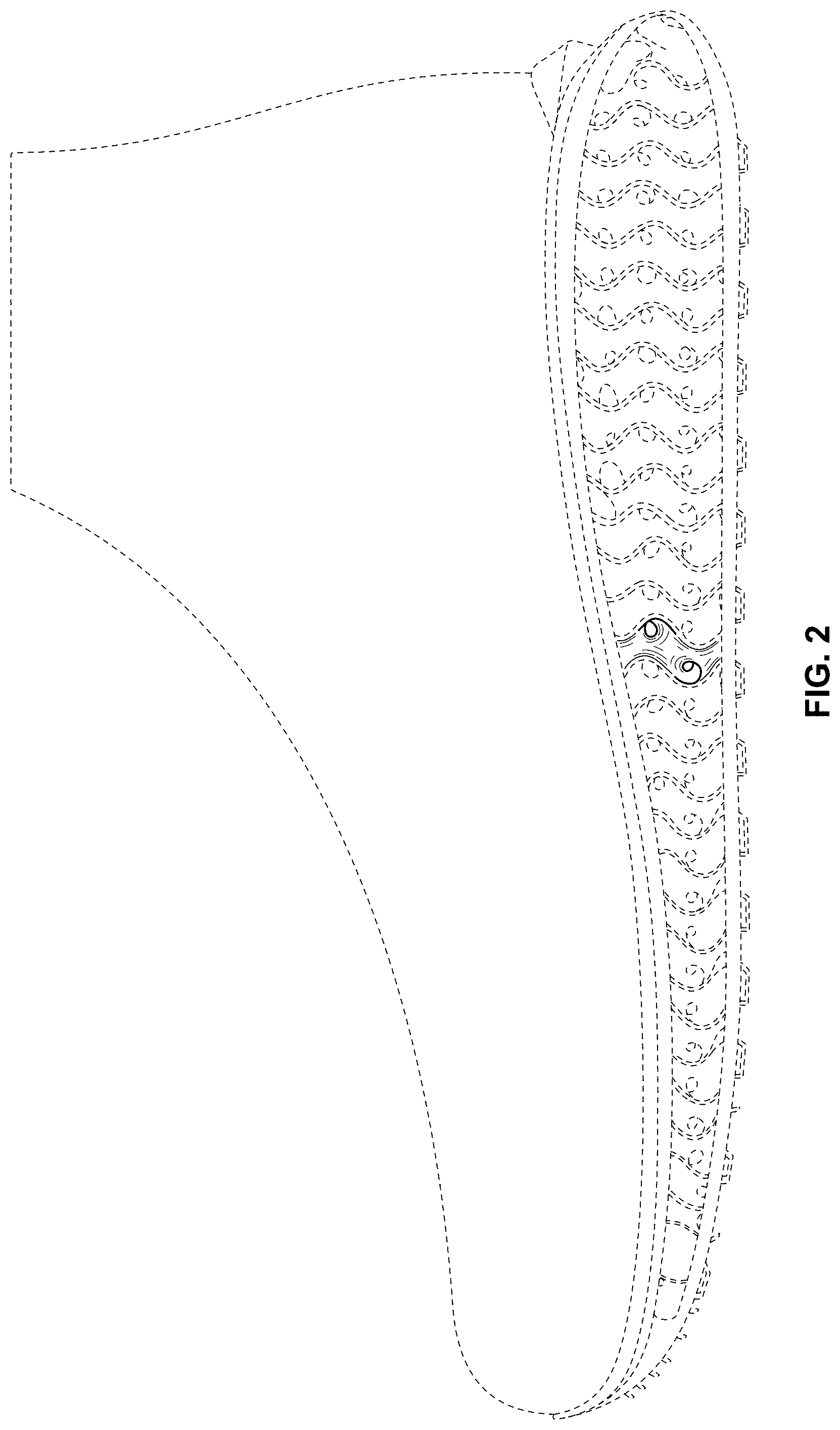 Patent USD1000064 Figure 2 – Shoe