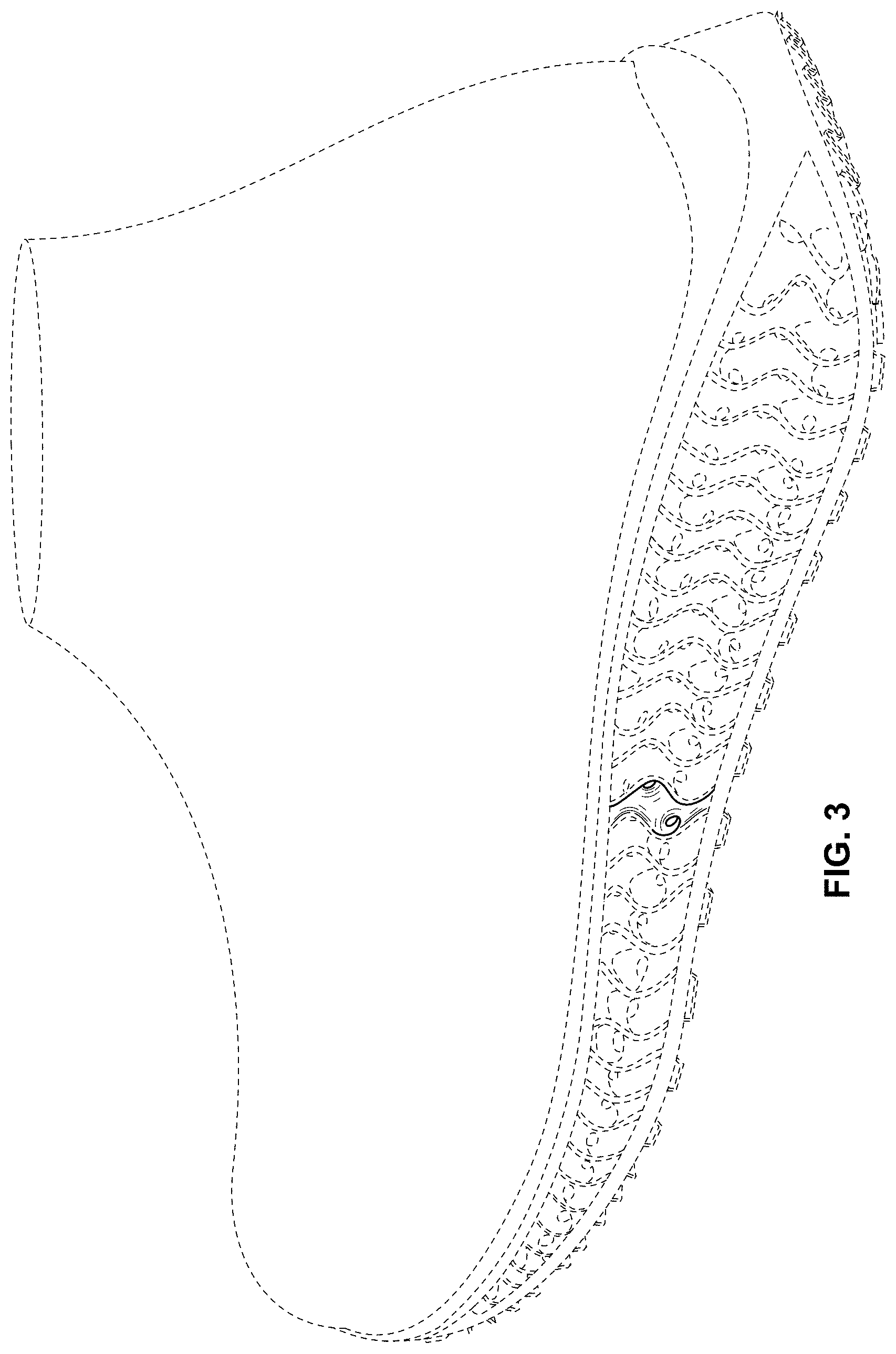 Patent USD1000064 Figure 3 – Shoe