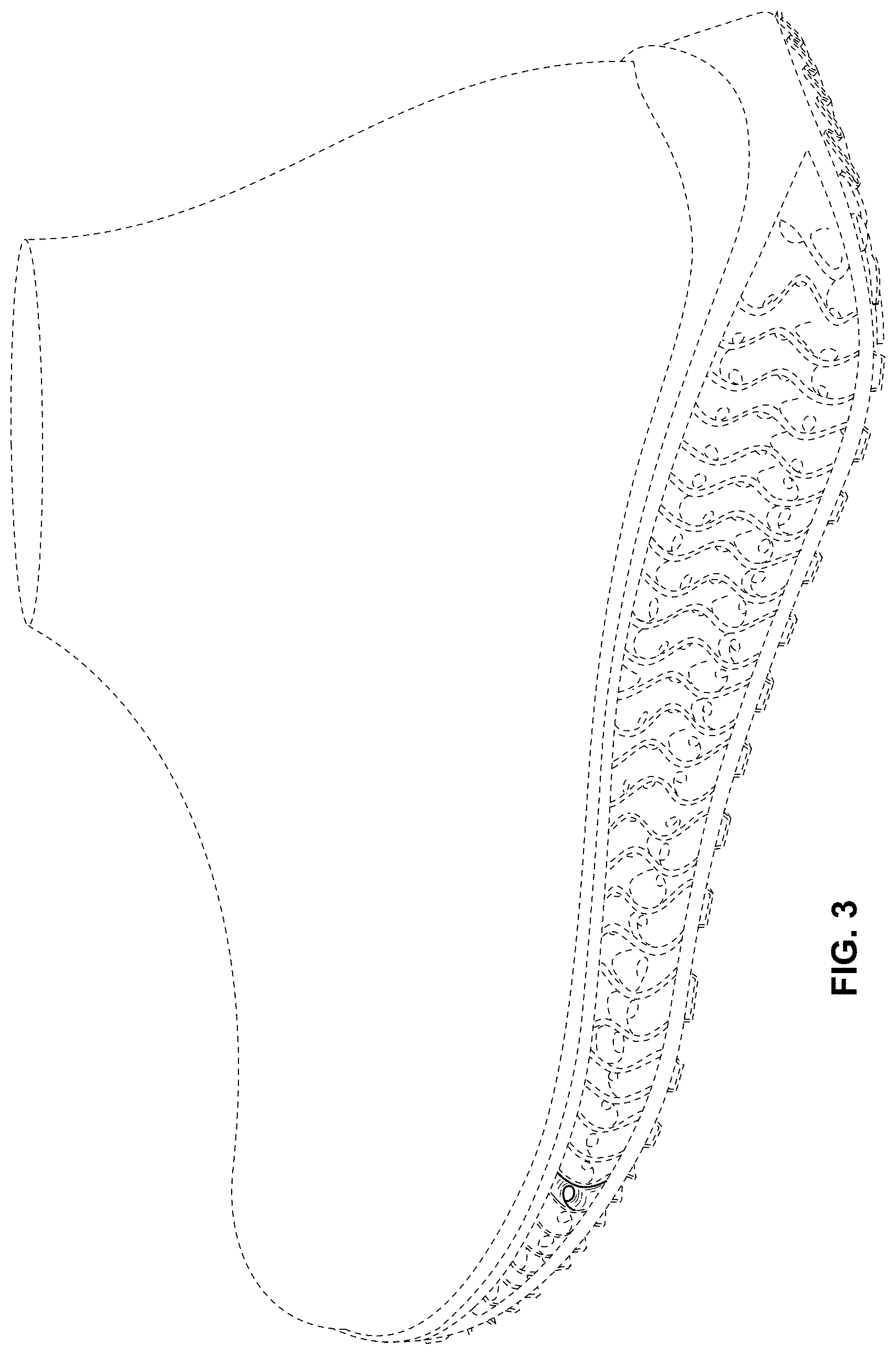 Patent USD1000065 Figure 3 – Shoe
