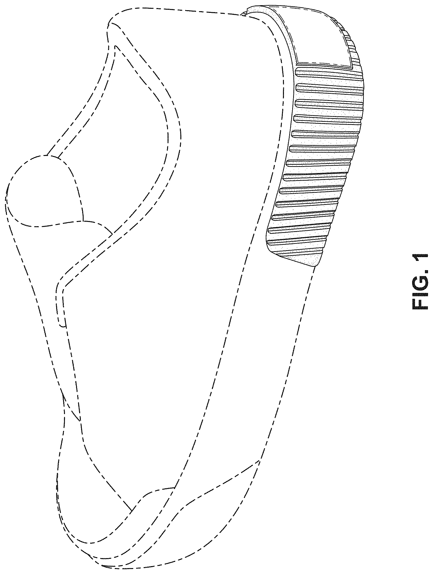 Patent USD1000066 — Shoe — Figure 1