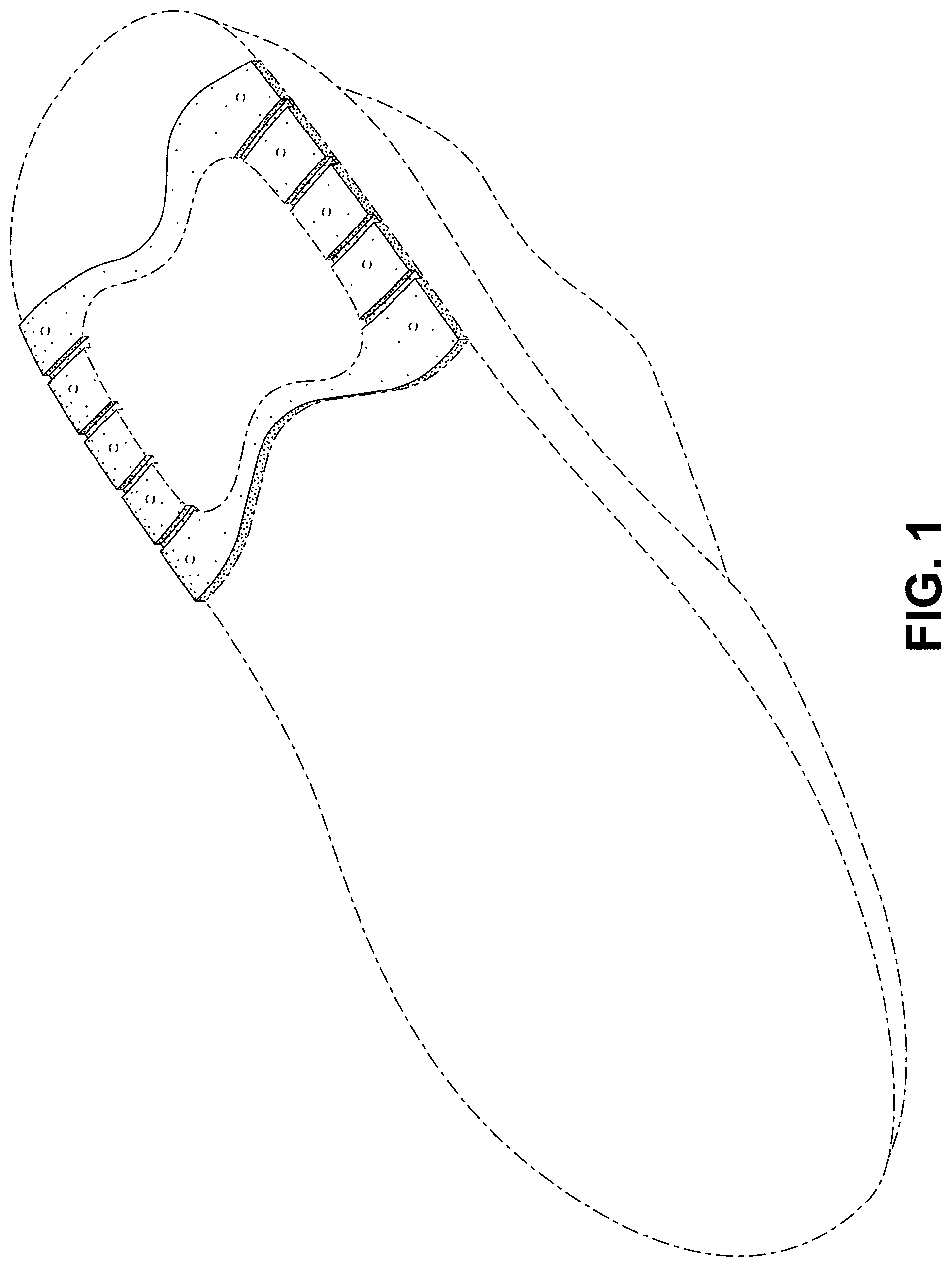 Patent USD1000076 Figure 1 – Shoe