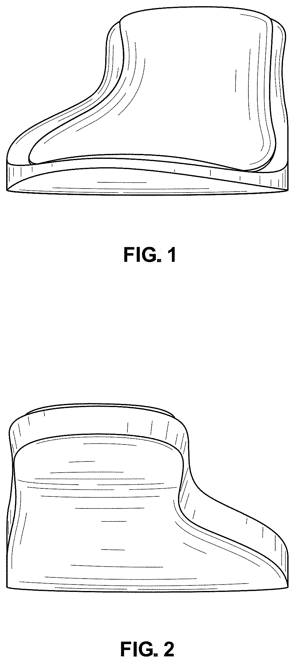 Patent USD1000079 Figure 1 – Footbed for a shoe
