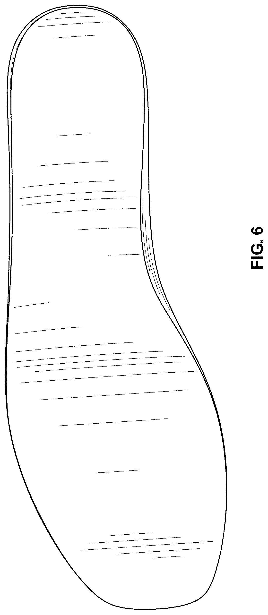 Patent USD1000079 Figure 4 – Footbed for a shoe