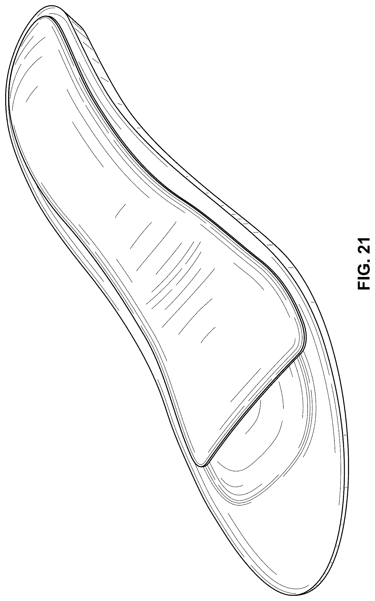 Patent USD1000079 Figure 12 – Footbed for a shoe
