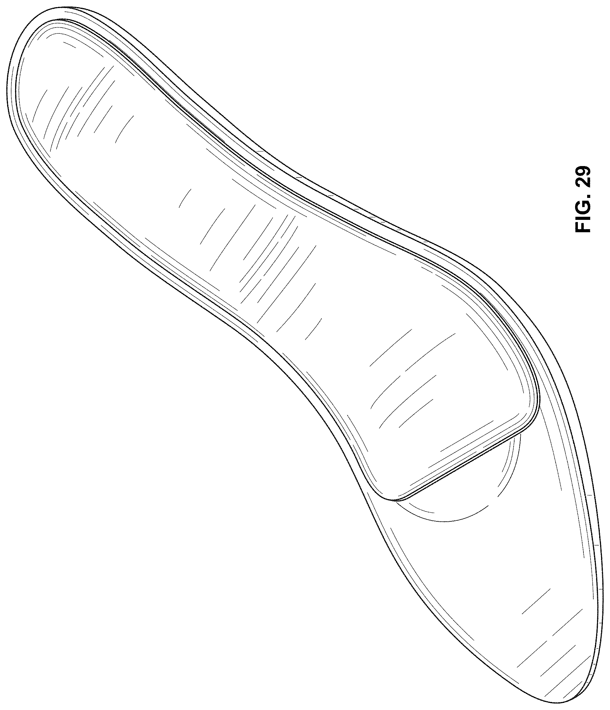 Patent USD1000079 Figure 15 – Footbed for a shoe