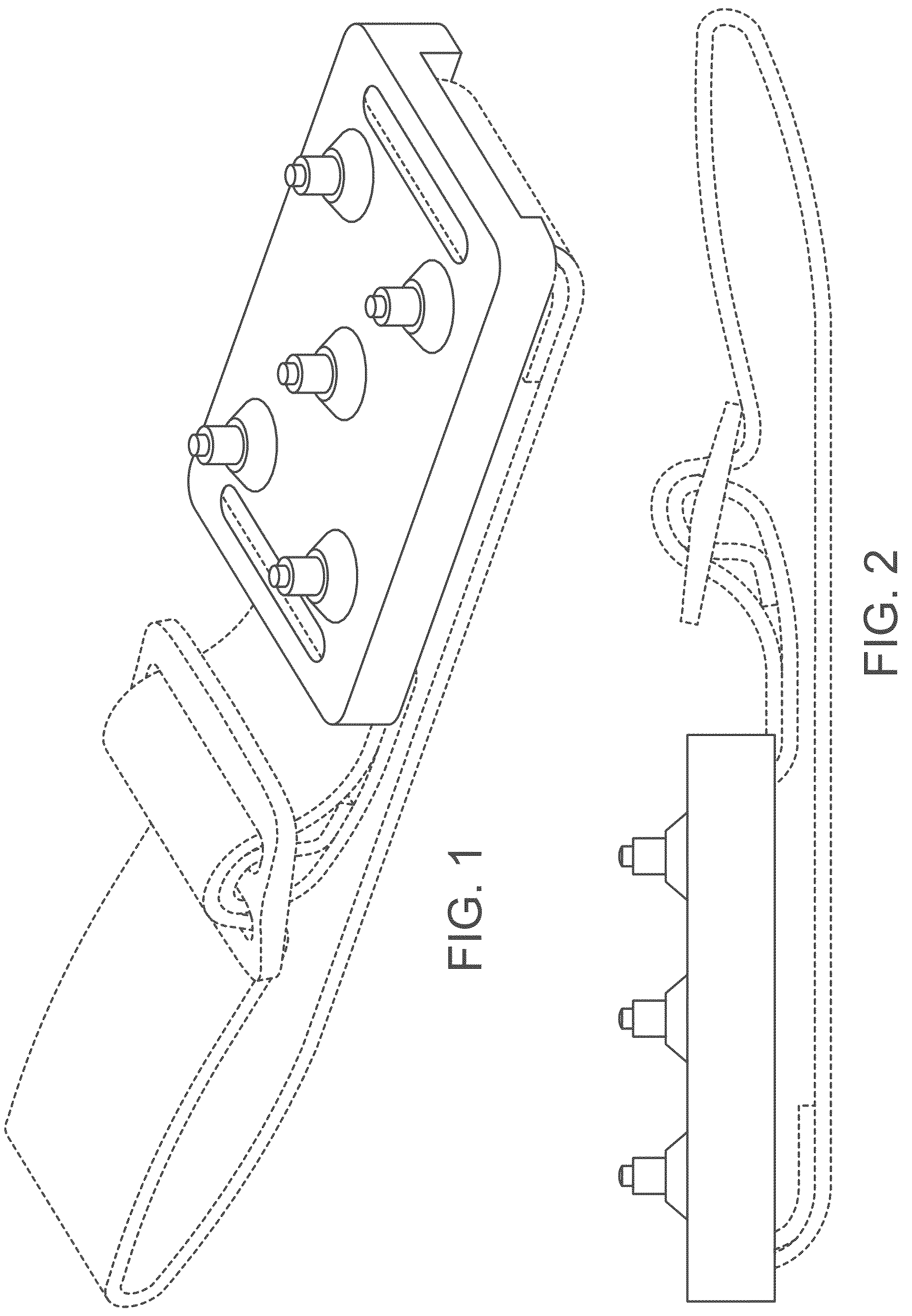 Patent USD1000081 Figure 1 – Mid-sole cleat