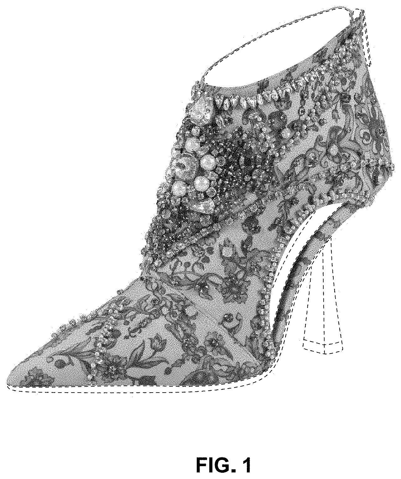 Patent USD1000083 — Footwear — Figure 1