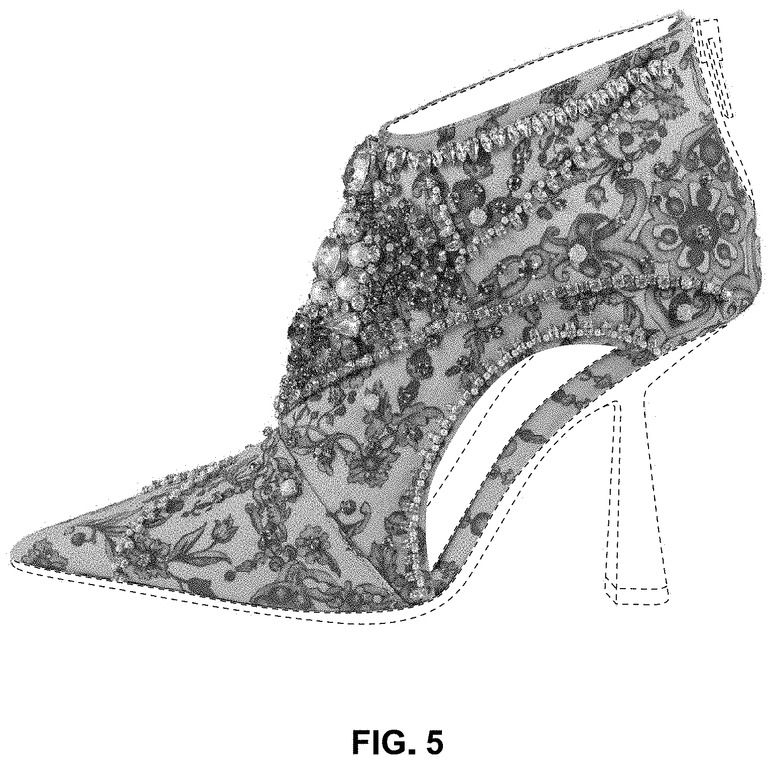 Patent USD1000083 Figure 5 – Footwear