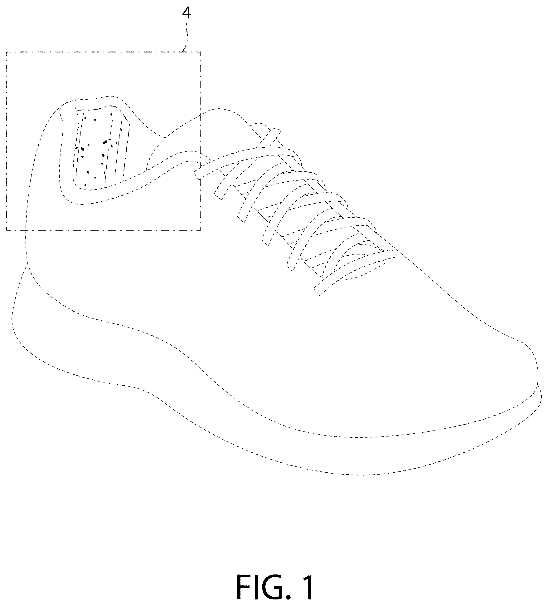 Patent USD1000084 Figure 1 – Shoe