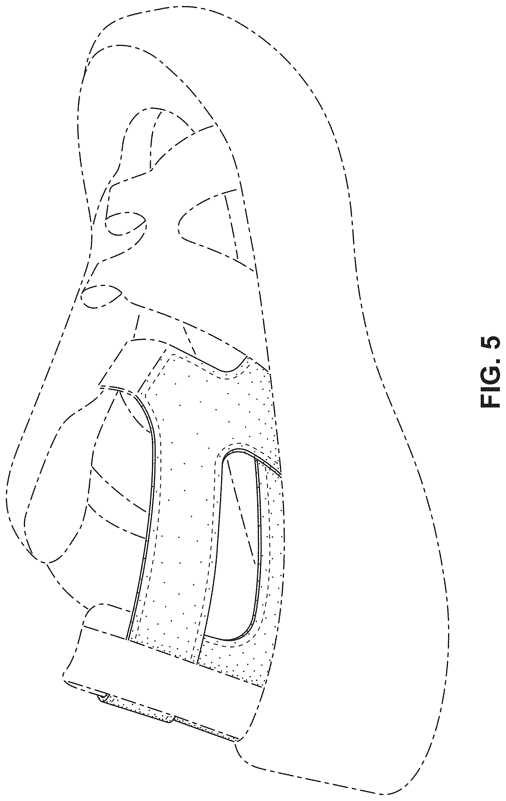 Patent USD1000085 Figure 5 – Shoe