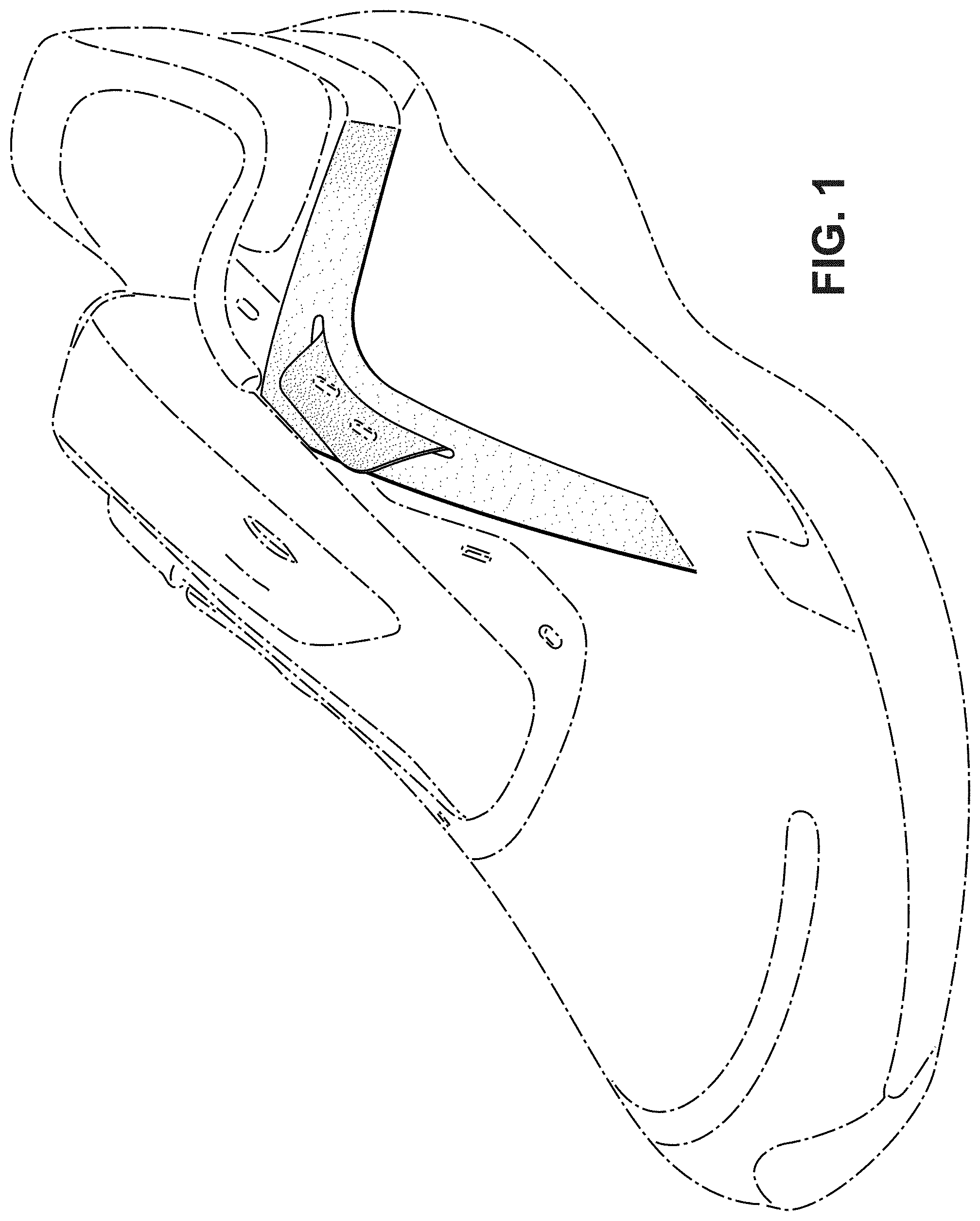Patent USD1000087 Figure 1 – Shoe