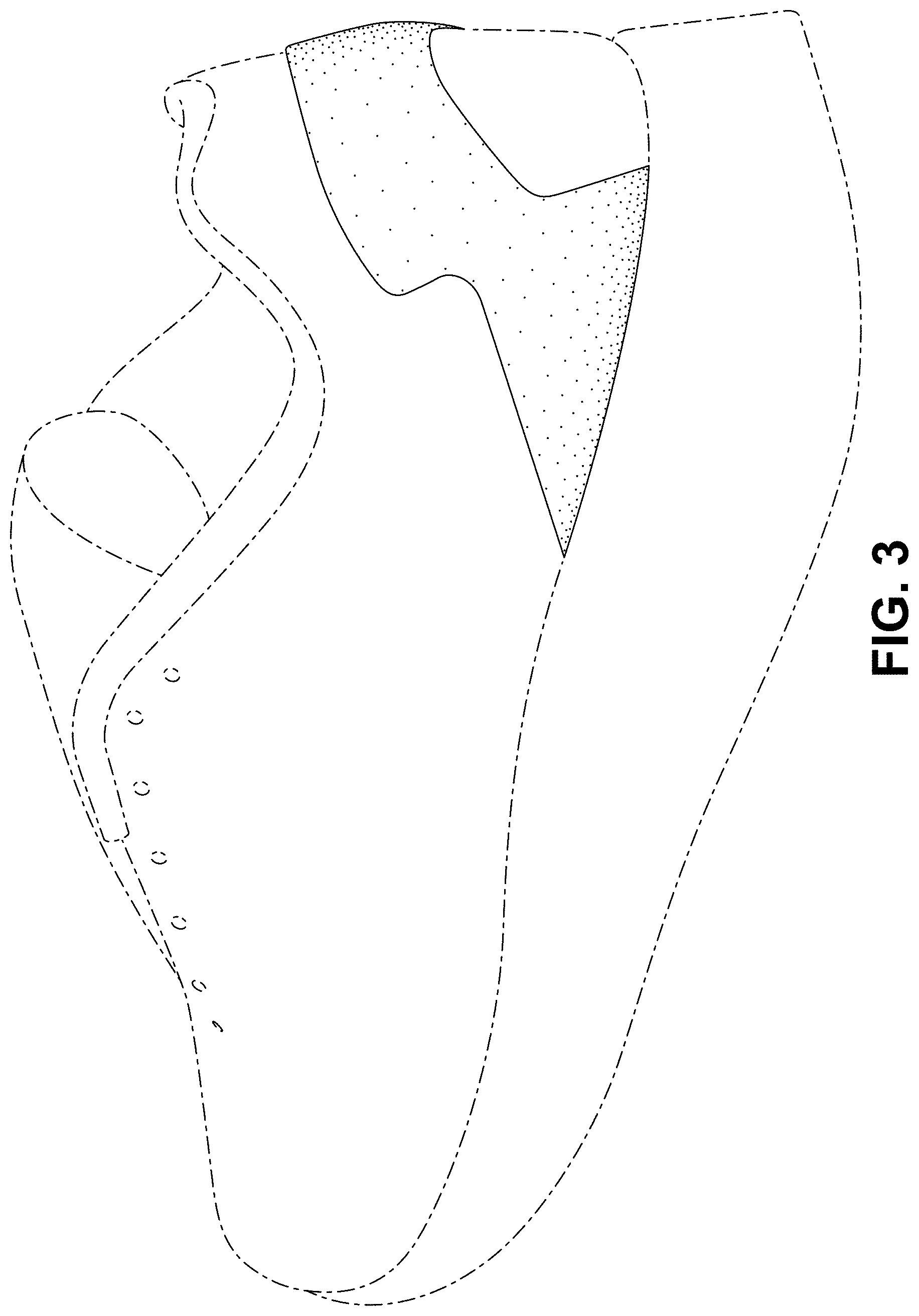 Patent USD1000093 Figure 3 – Shoe