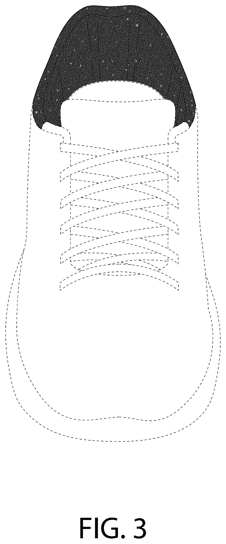 Patent USD1000097 Figure 3 – Shoe