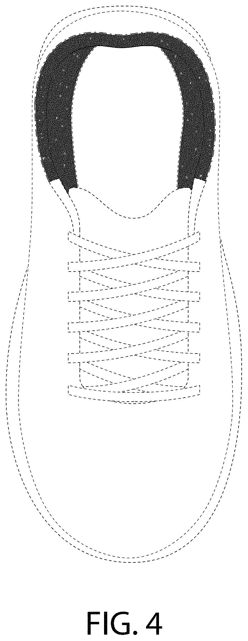 Patent USD1000097 Figure 4 – Shoe