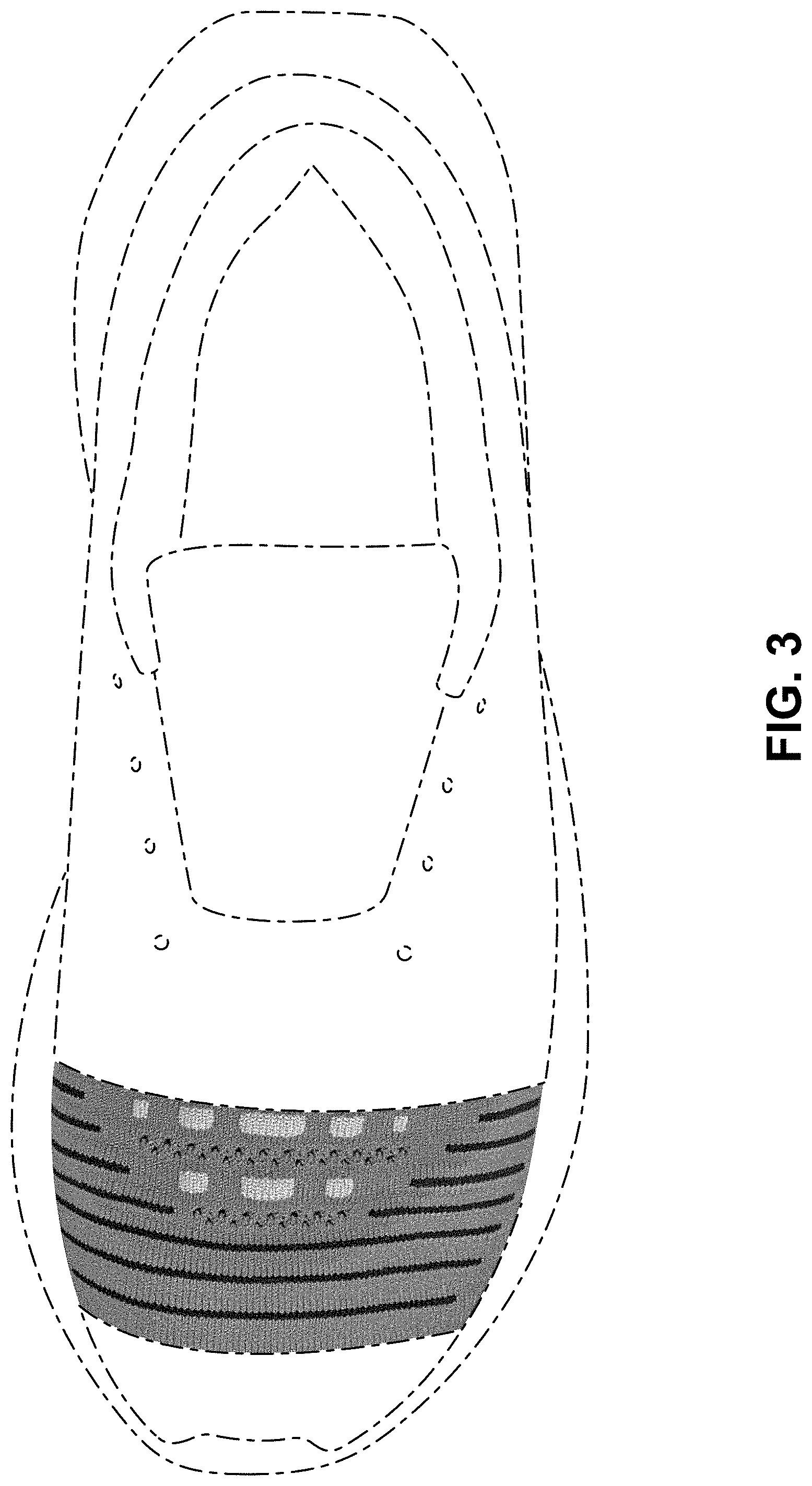 Patent USD1000099 Figure 3 – Shoe