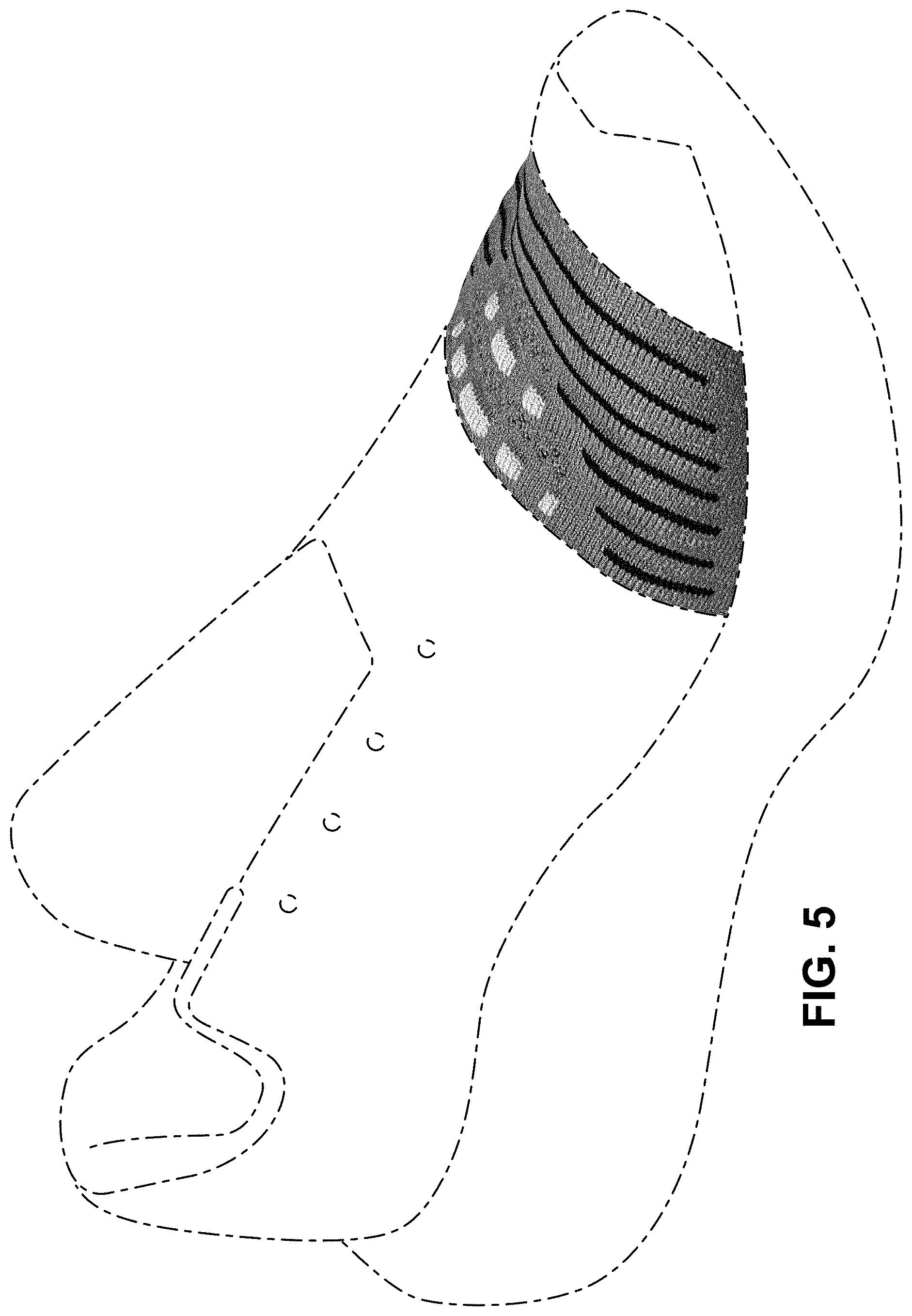 Patent USD1000099 Figure 5 – Shoe