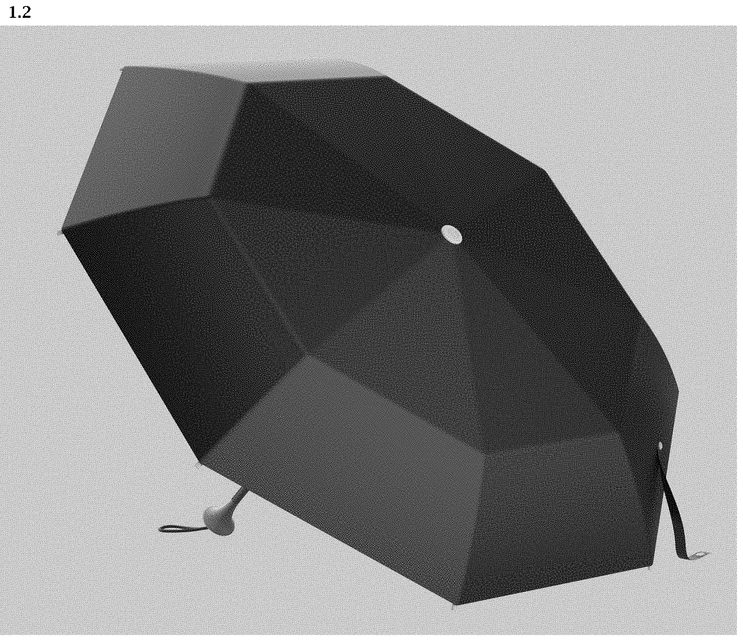 Patent USD1000101 Figure 2 – Umbrella